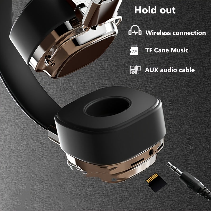 Wireless Over-Ear Headphones with HD Stereo Sound, Deep Bass & 20H Playtime