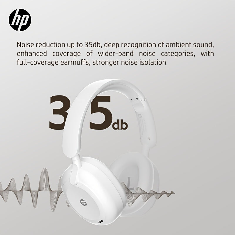 HP H231A Wireless Headset with ANC | Apple White & Obsidian Black