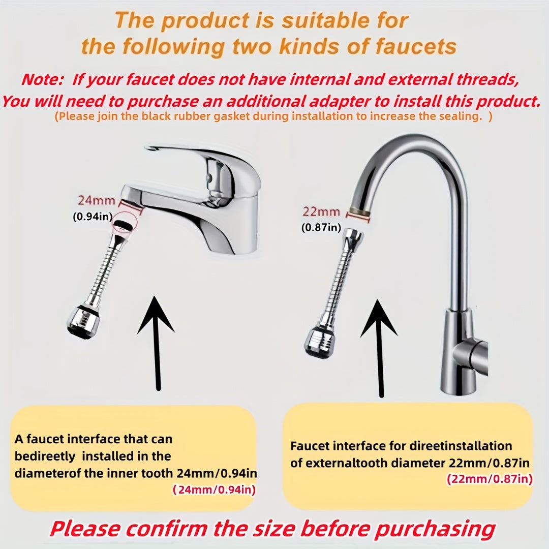 Stainless Steel Flexible Kitchen Faucet Hose