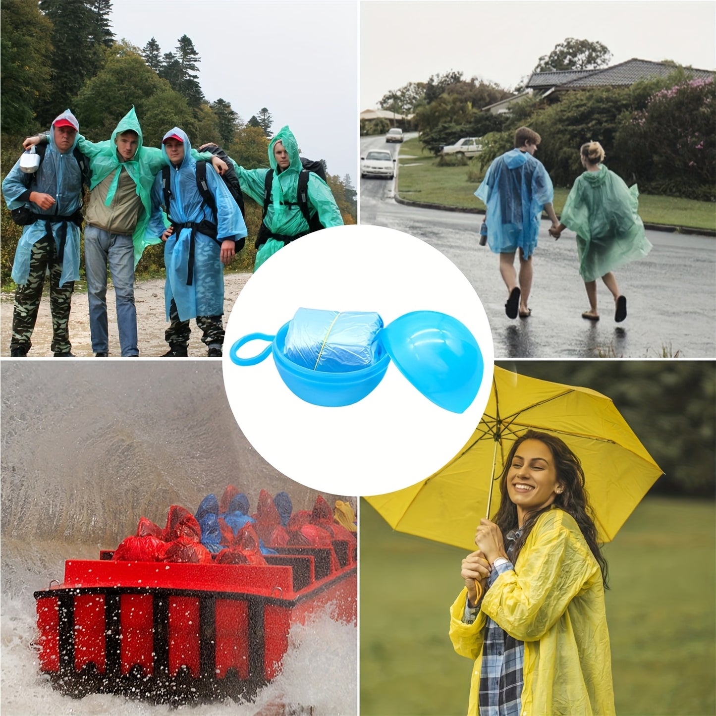 ABS Plastic Raincoat – Durable, Lightweight & Reusable Waterproof Protection