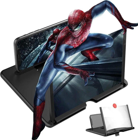 12-Inch Cell Phone Screen Amplifier – HD Video Magnifier for Movies & Videos