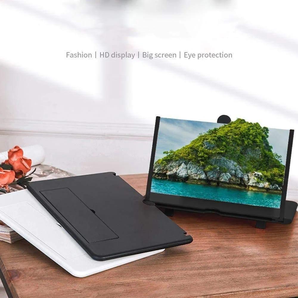12-Inch Cell Phone Screen Amplifier – HD Video Magnifier for Movies & Videos