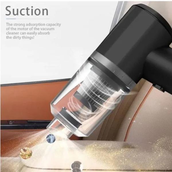 Compact Portable Car Vacuum for Effortless Cleaning