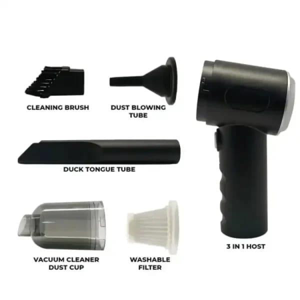 Compact Portable Car Vacuum for Effortless Cleaning