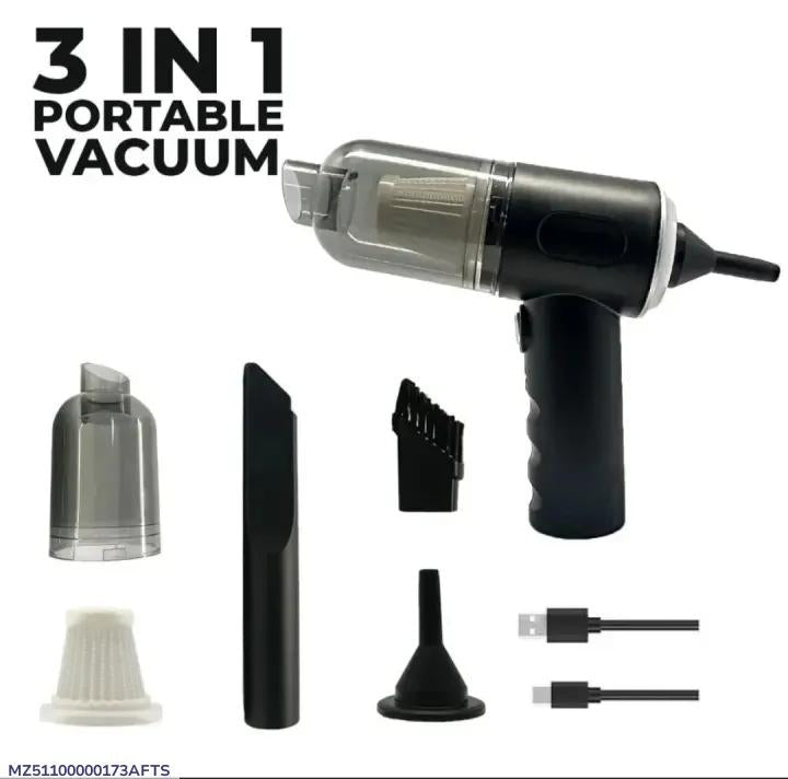 Compact Portable Car Vacuum for Effortless Cleaning