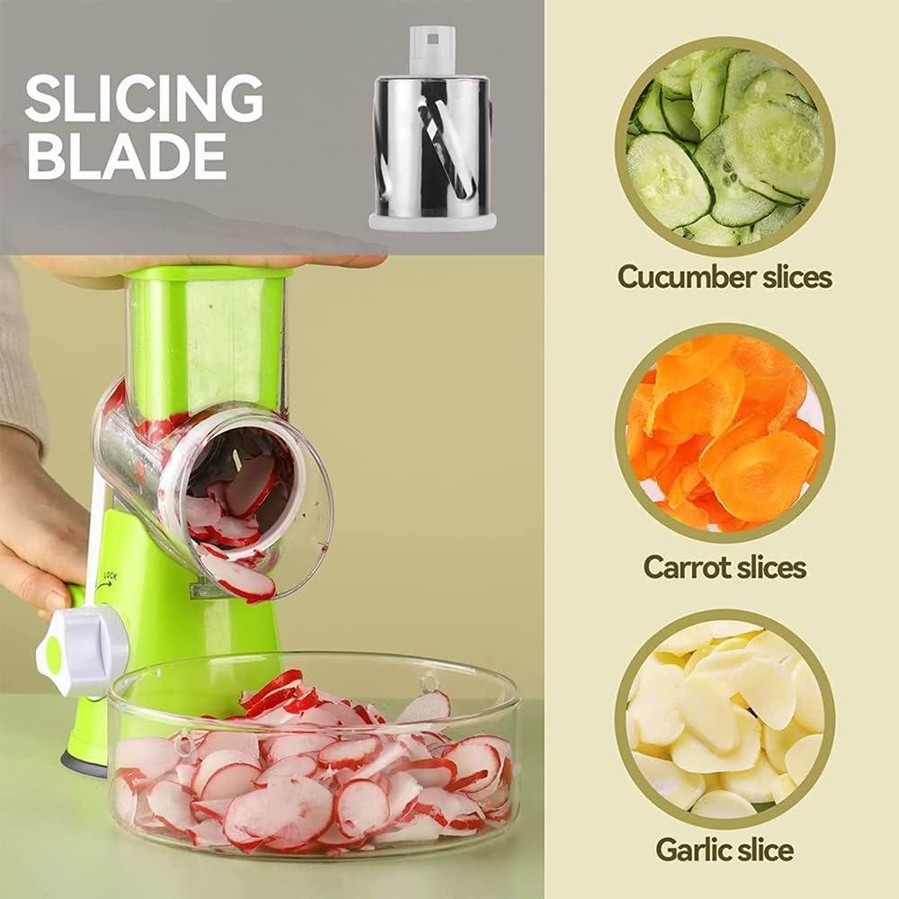 Multicolor Manual Food Chopper - Easy To Clean And Maintain Kitchen Tool