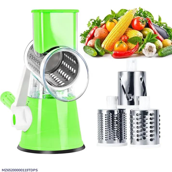 Multicolor Manual Food Chopper - Easy To Clean And Maintain Kitchen Tool
