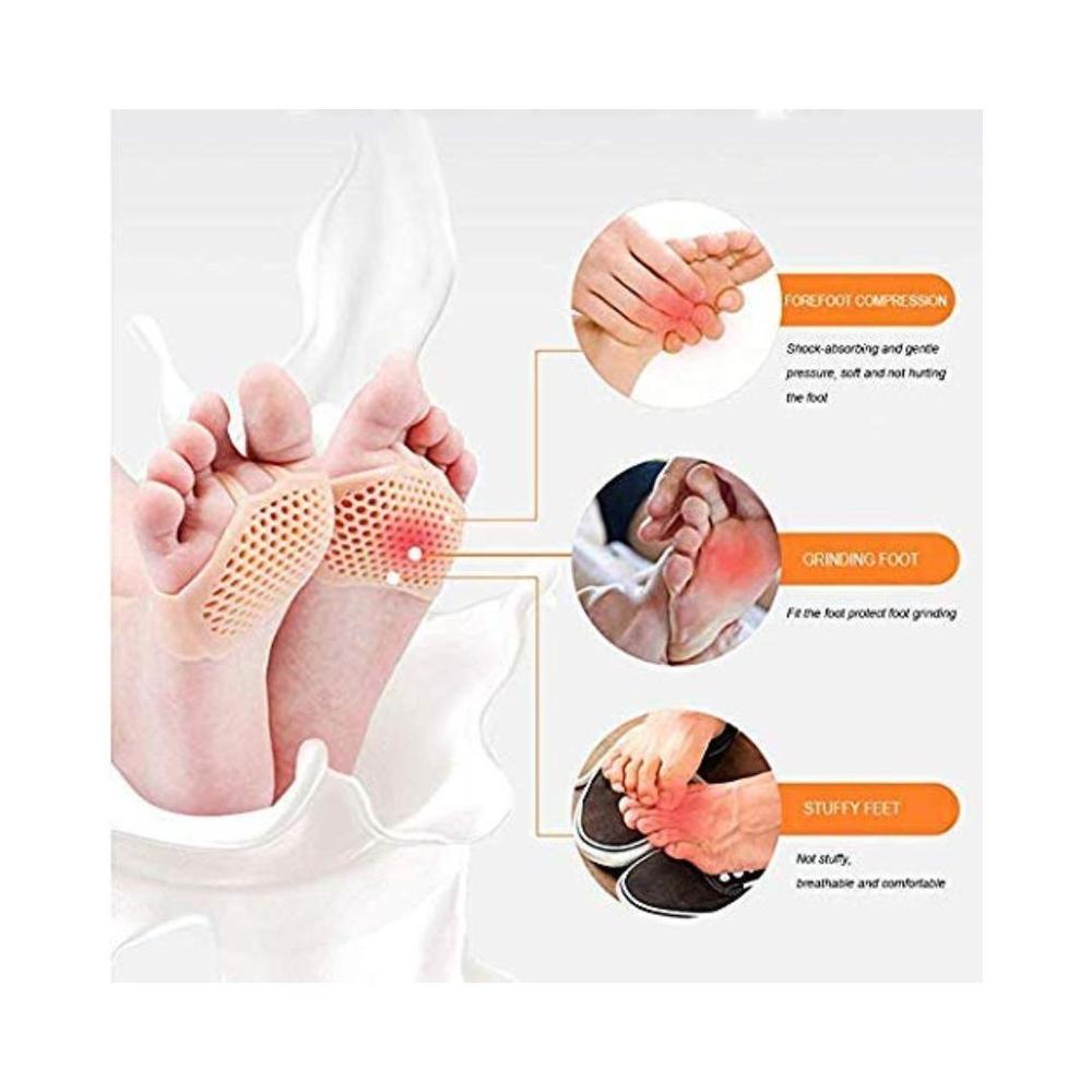 2 Pcs Silicone Tip Toe Breathable Foot Protector – Soft Gel Cushion for Pain Relief & Comfort