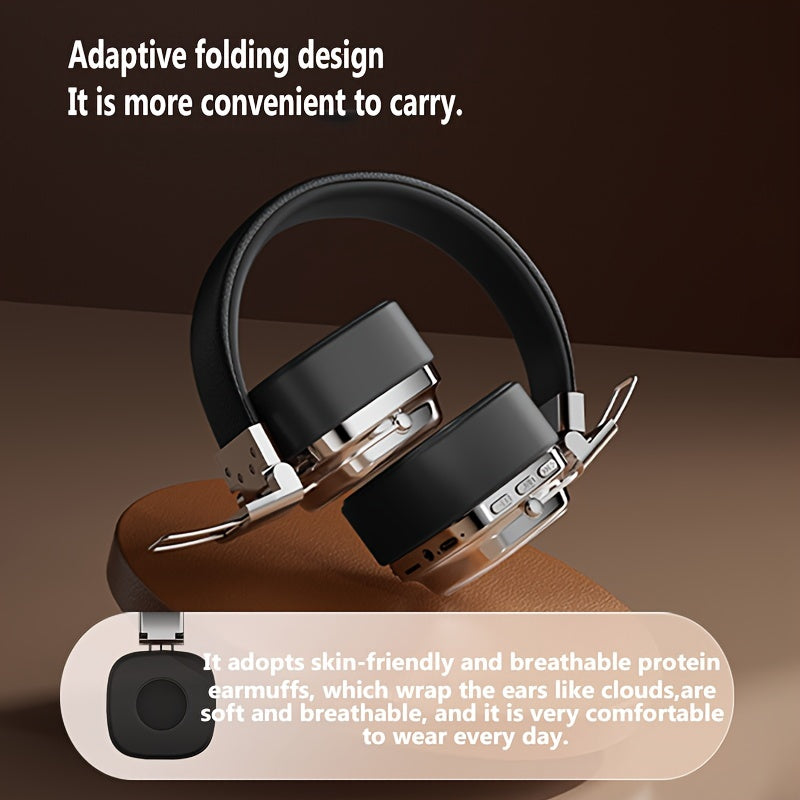 Wireless Over-Ear Headphones with HD Stereo Sound, Deep Bass & 20H Playtime