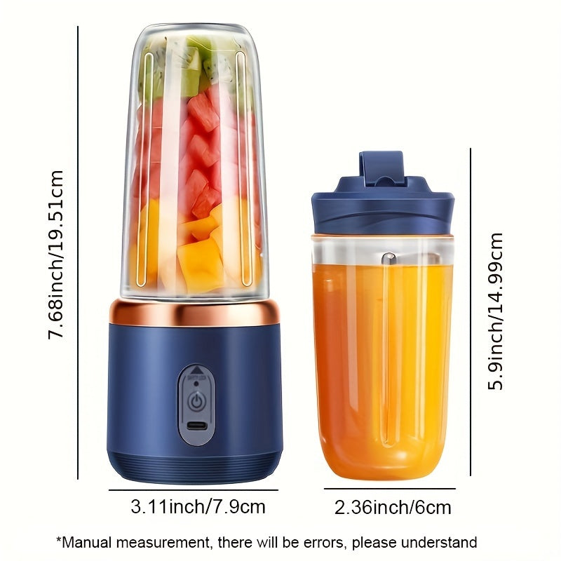 Portable Multi-Function Juicer – Rechargeable Compact Juicing Cup for Home & Travel
