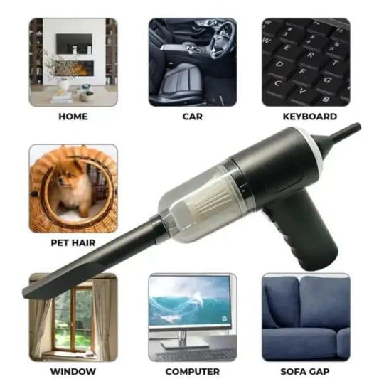 Compact Portable Car Vacuum for Effortless Cleaning