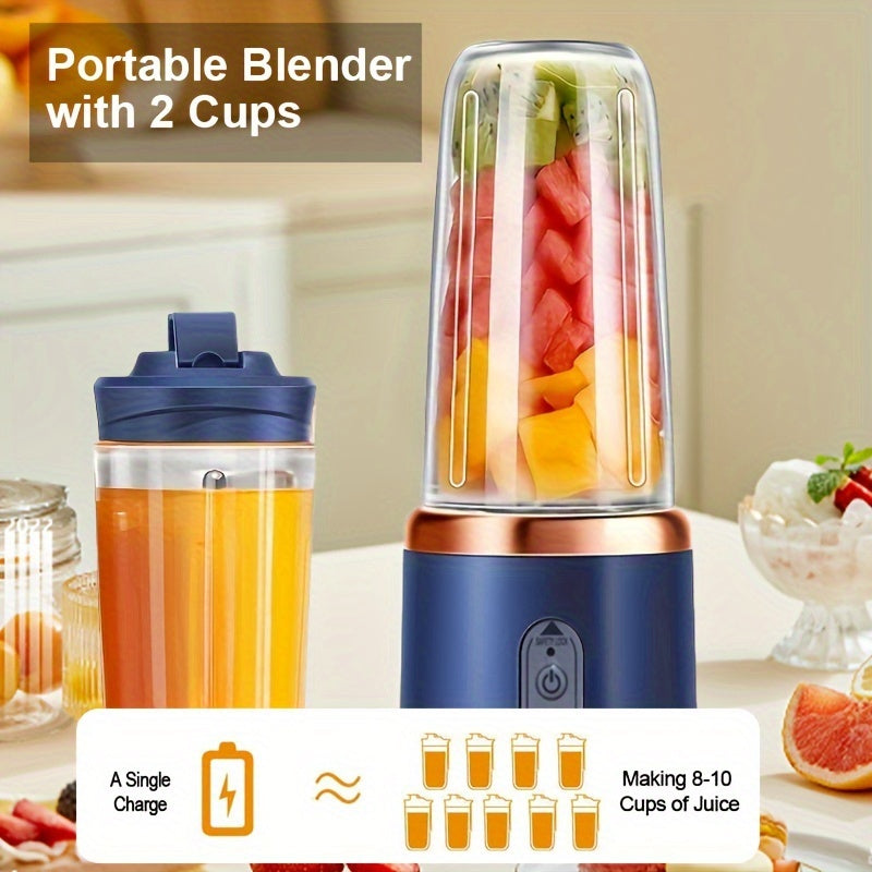 Portable Multi-Function Juicer – Rechargeable Compact Juicing Cup for Home & Travel