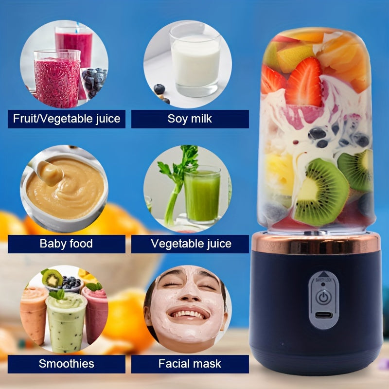Portable Multi-Function Juicer – Rechargeable Compact Juicing Cup for Home & Travel